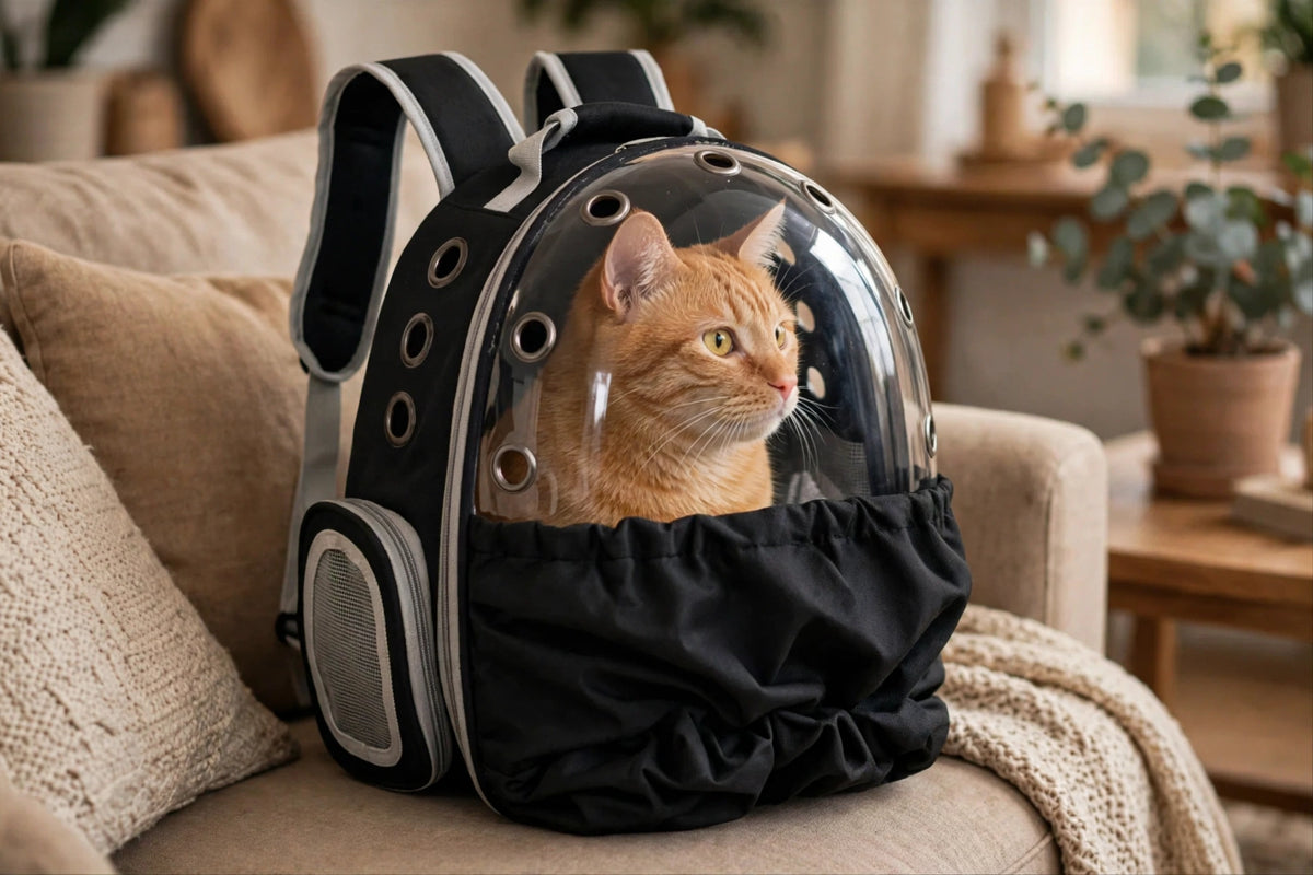 Pawmora AstroPack — Space Capsule Cat Backpack