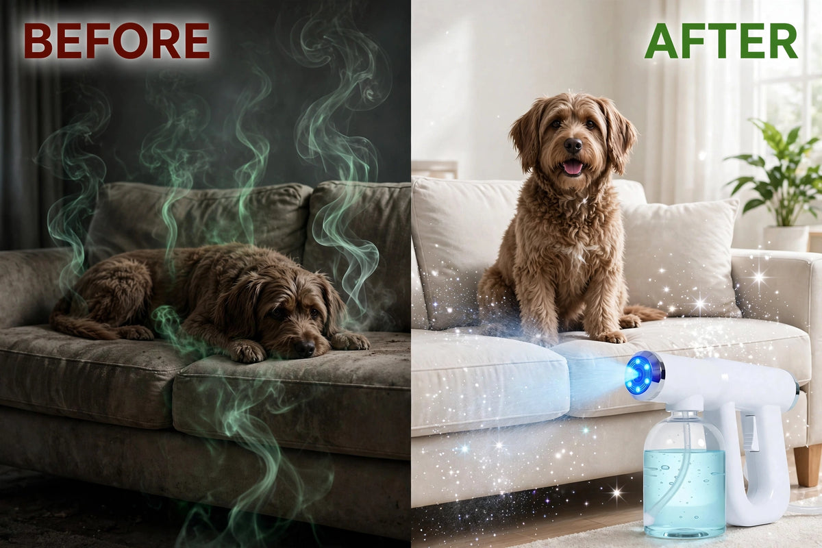 Pawmora Nano Blue Light Pet Odor Eliminator Spray