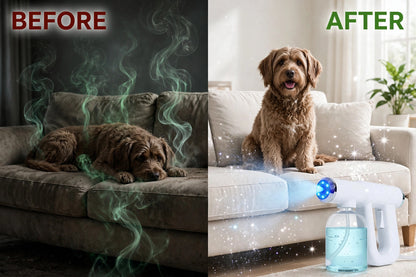 Pawmora Nano Blue Light Pet Odor Eliminator Spray