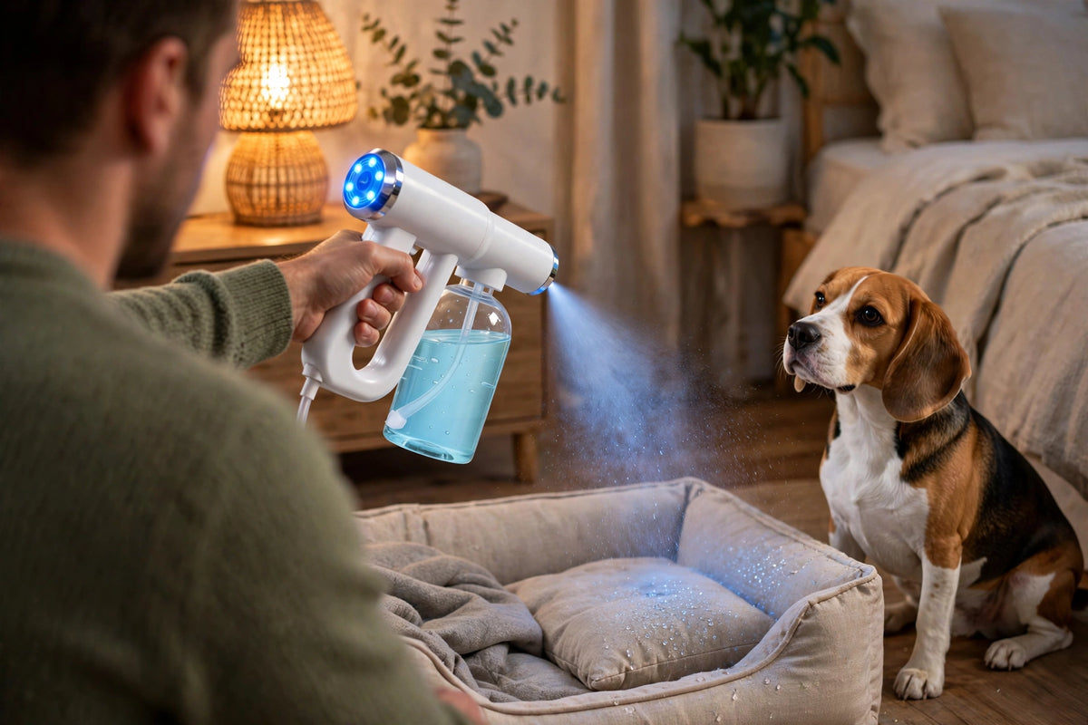 Pawmora Nano Blue Light Pet Odor Eliminator Spray