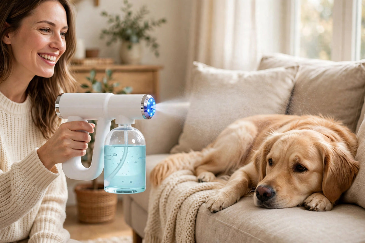 Pawmora Nano Blue Light Pet Odor Eliminator Spray