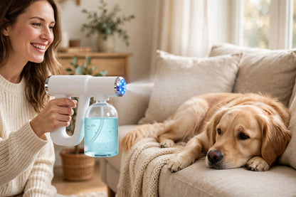 Pawmora Nano Blue Light Pet Odor Eliminator Spray
